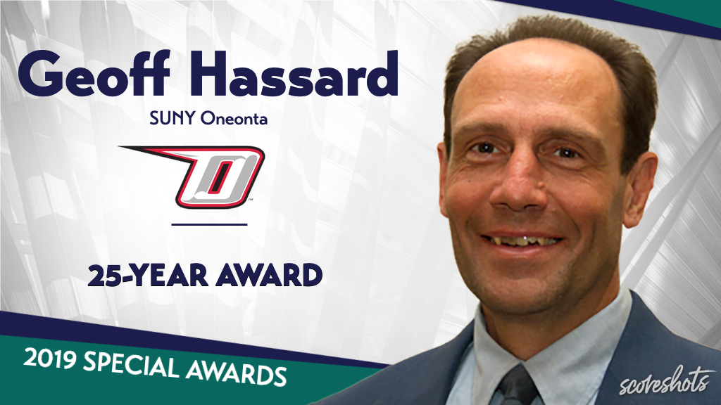 2019 Special Awards Salute: Geoff Hassard (SUNY Oneonta), CoSIDA 25-Year Award